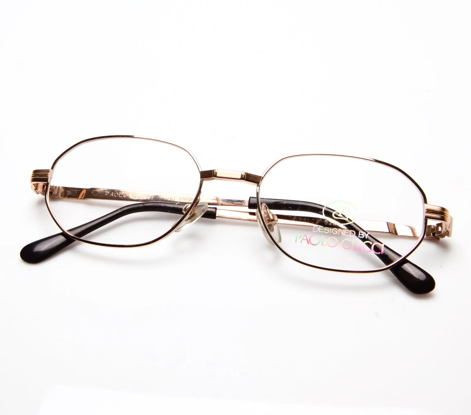 Paolo Gucci 8109 21k Gold Plated (Clear Lens)