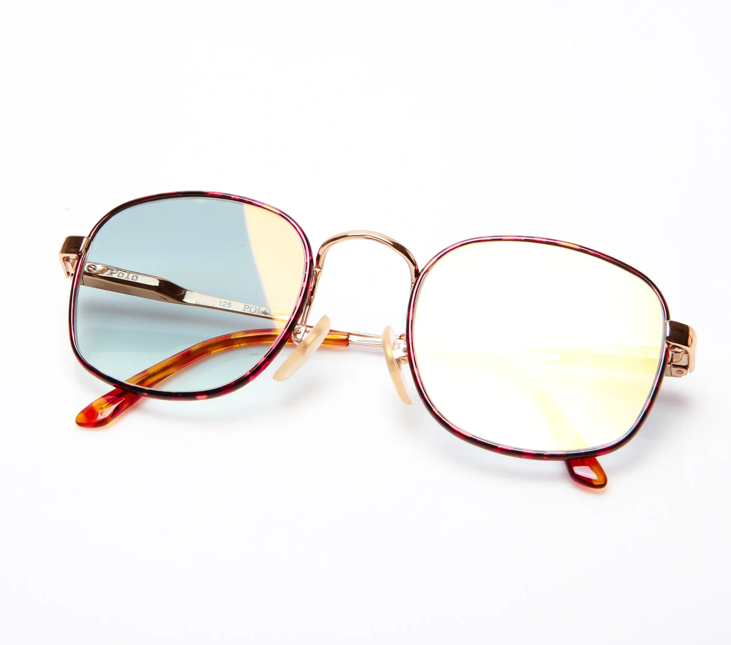 Polo PREP 9/N 079 (Light Navy Flash Gold Flat Lens)